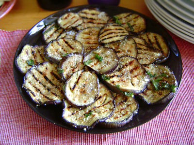 Gegrillde aubergines &copy, La Cucina